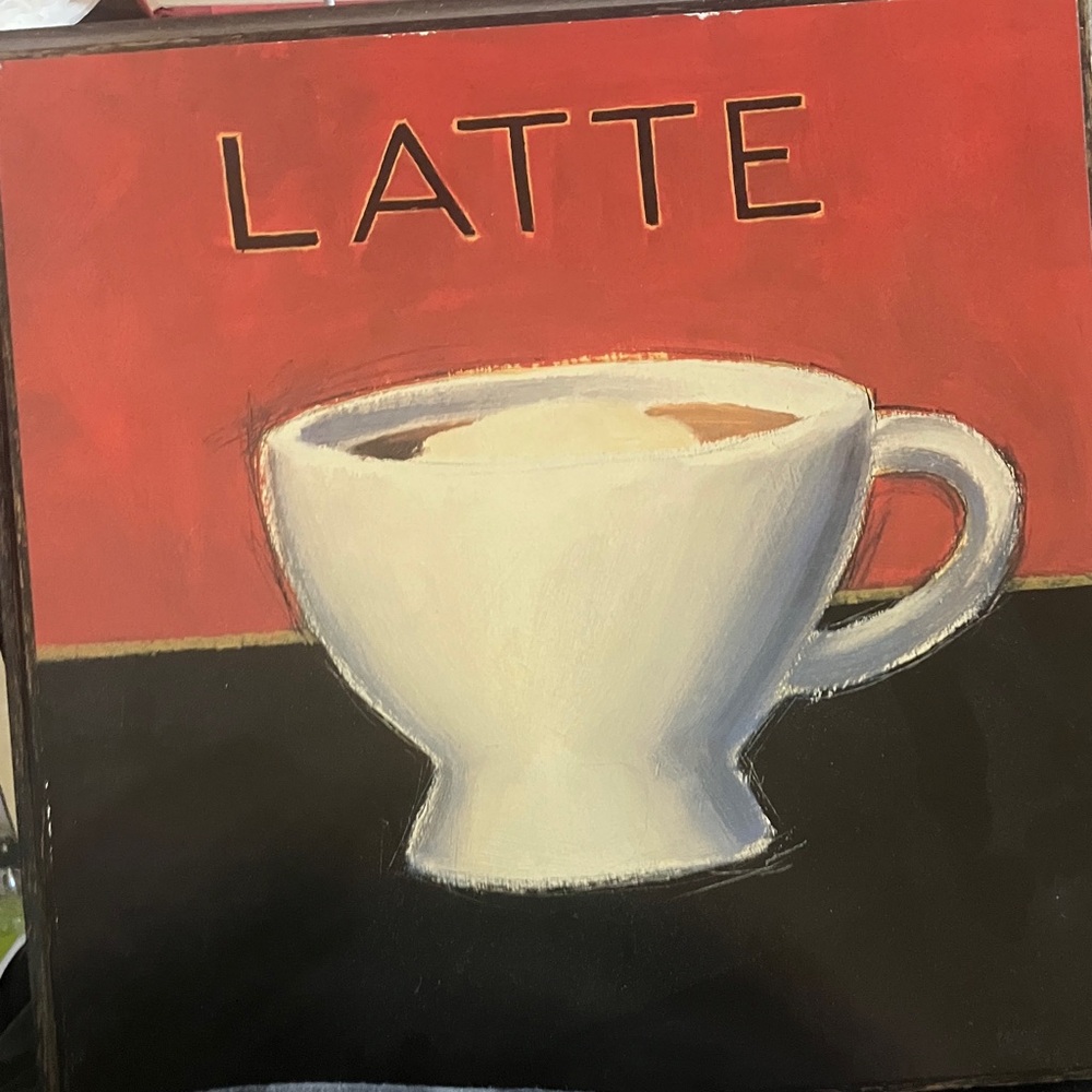 Latte Coffee Art Print